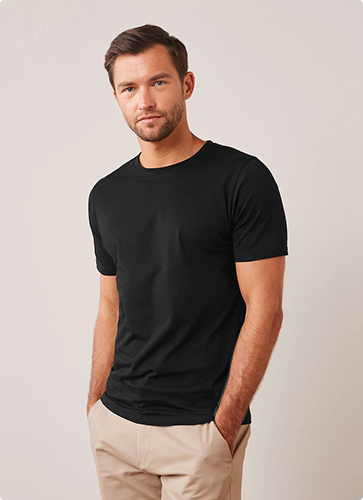 Black Cotton t-shirt