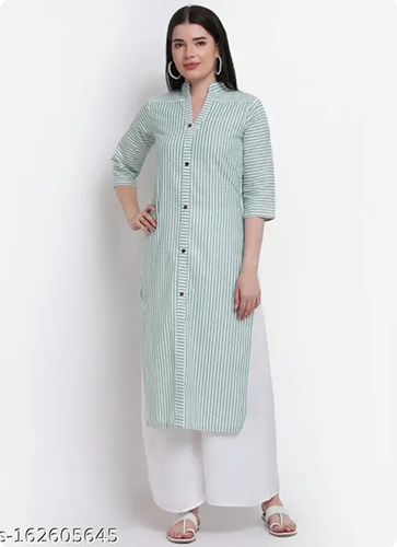 Plain blue kurti